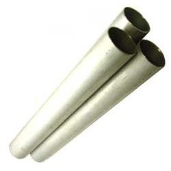 0.75" X 2 Foot Straight Pipe - Brushed Aluminum